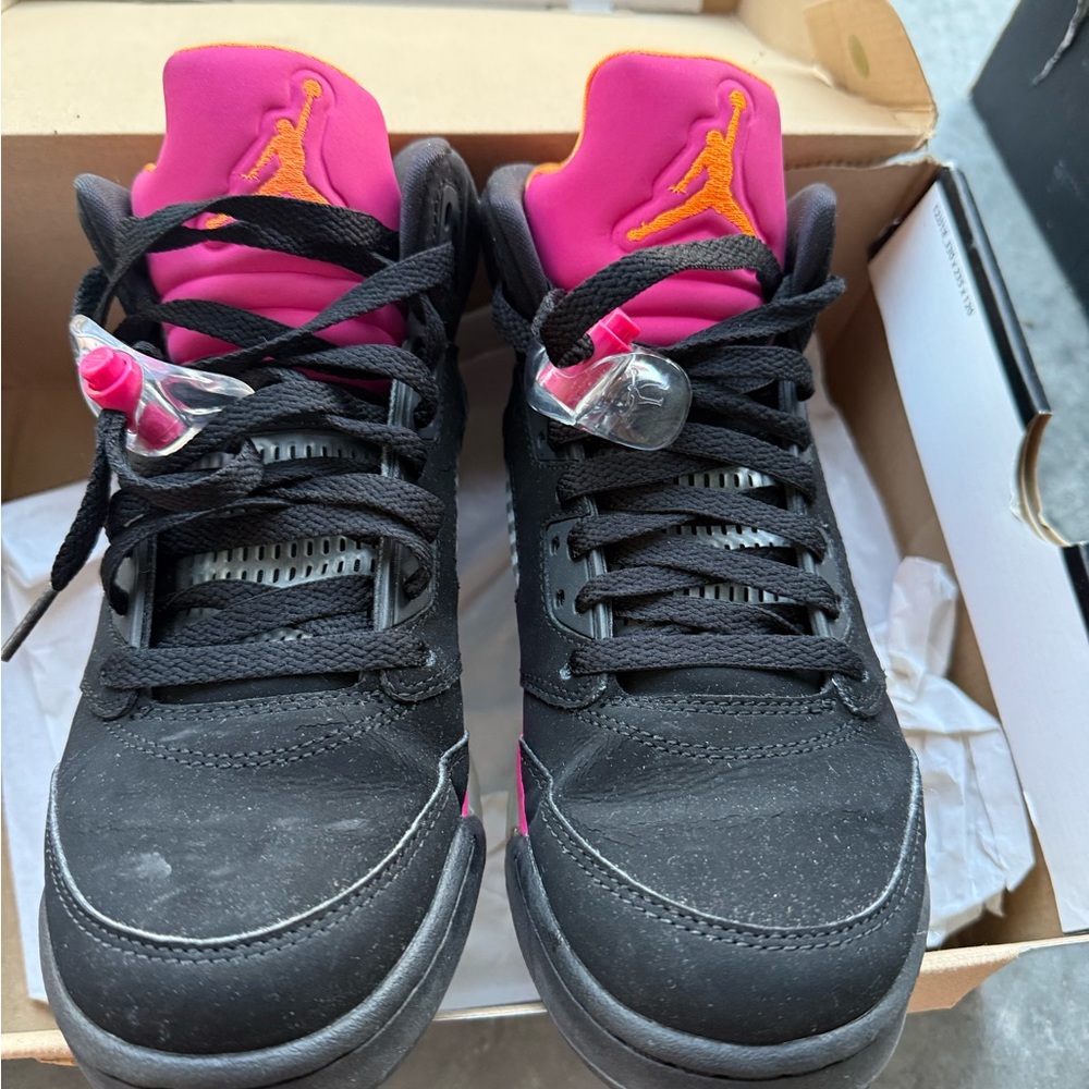 Jordan Kids Sneakers Black and Pink